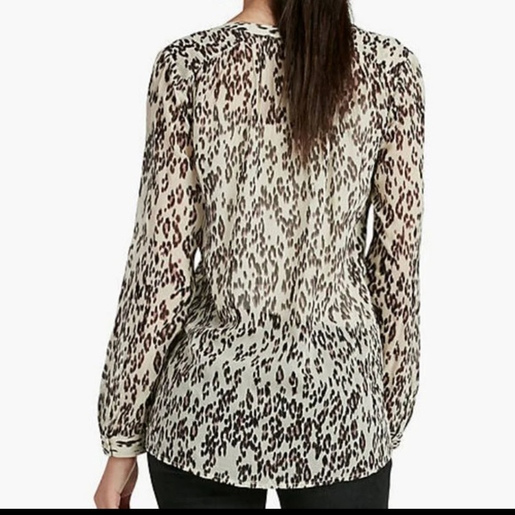 Lucky Brand leopard print blouse - Picture 2 of 4